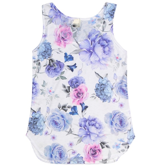 Barcode Apparel Tops - *3/$30* Barcode Apparel Pink & Purple Floral Tank